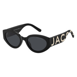 Lunettes de soleil Marc Jacobs MARC 694/G/S Black White / verres Grey Antireflex (80S-2K)