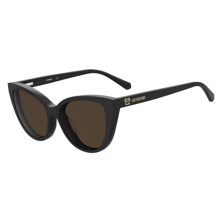 Lunettes de vue avec clip solaire Moschino Love MOL066/CS Black / verres Brown (807-70)