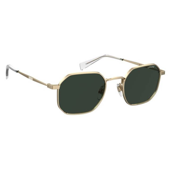 Lunettes de soleil Levi's LV 1035/S Gold / verres Green (J5G-QT)