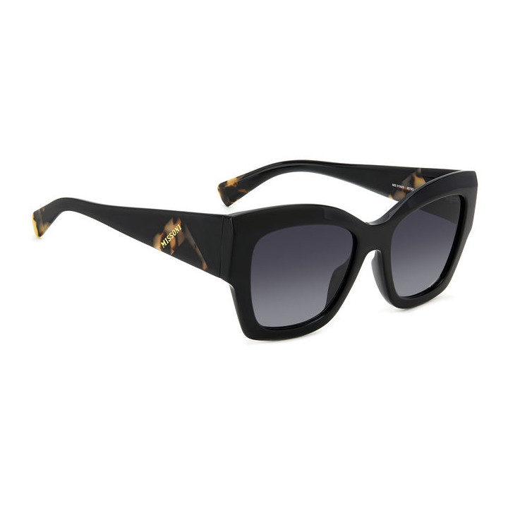 Lunettes de soleil Missoni MIS 0154/S Black / verres Dark Grey Shaded (807-9O)
