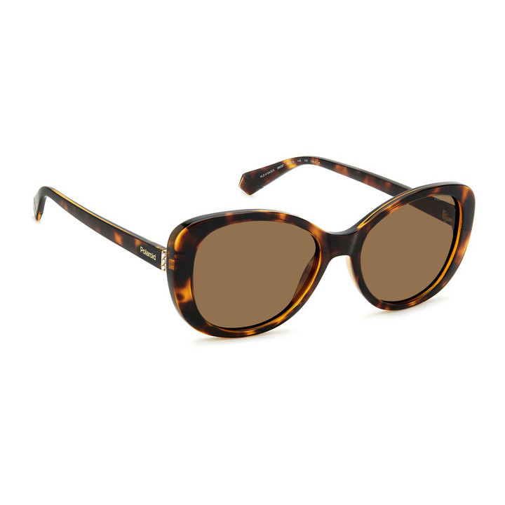 Lunettes de soleil Polaroid PLD 4154/S/X Havana / verres Bronze Polarized (086-SP)