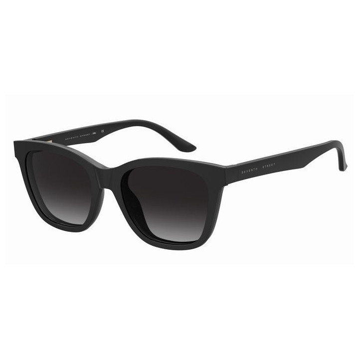 Lunettes de vue avec clip solaire Seventh Street 7A 587/CS Black / verres Grey Shaded Polarized (807-WJ)
