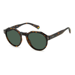 Lunettes de soleil Polaroid PLD 6207/S Havana / verres Green Polarized (086-UC)