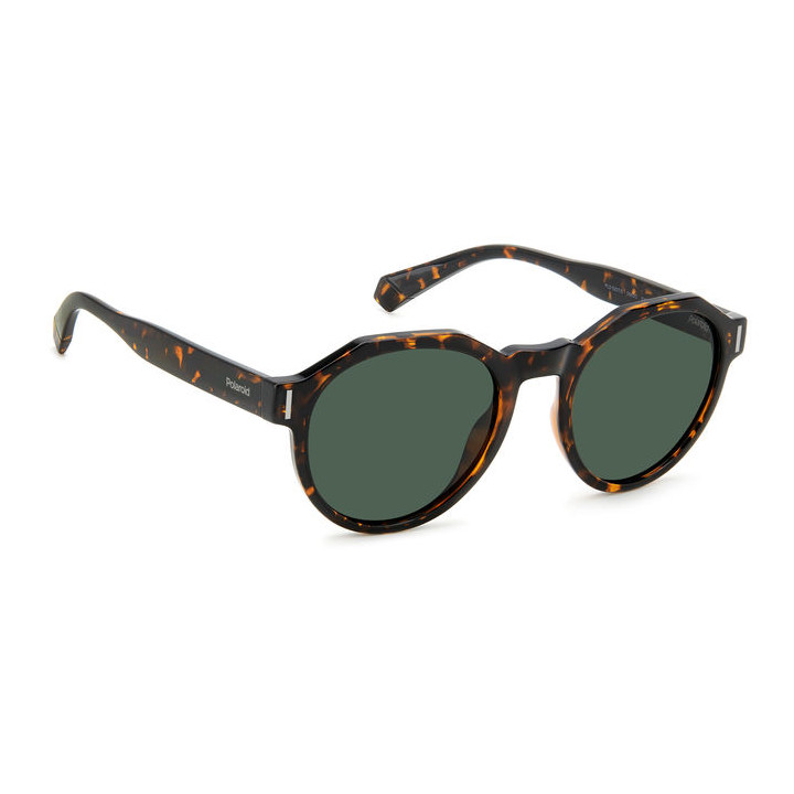 Lunettes de soleil Polaroid PLD 6207/S Havana / verres Green Polarized (086-UC)