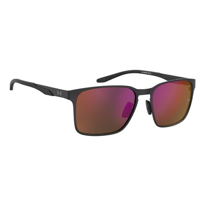 Lunettes de soleil Under Armour UA ASSIST MTL/G Black / verres Red Multilayer (807-UZ)