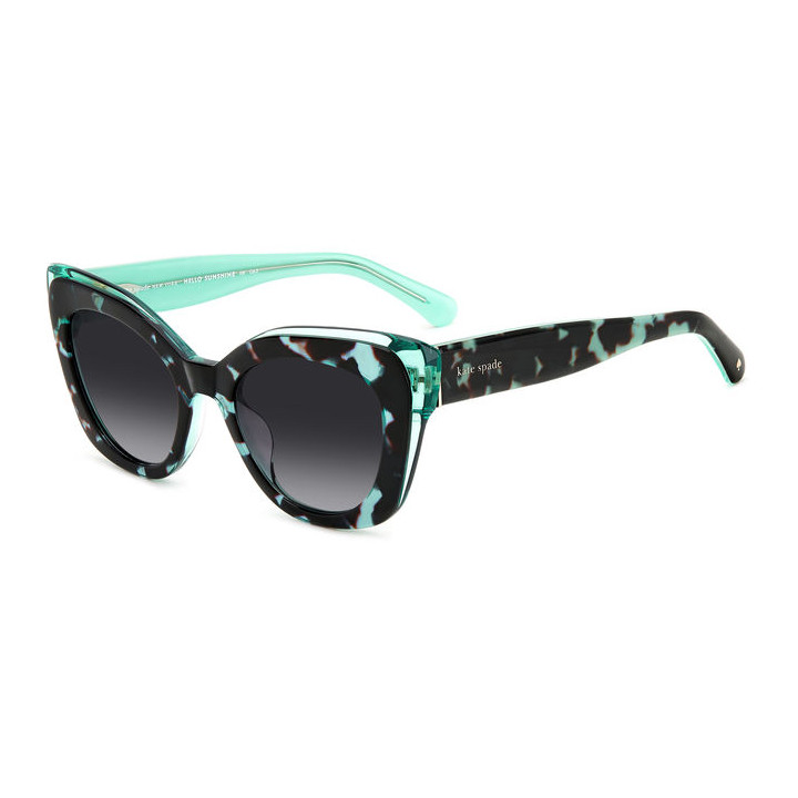 Lunettes de soleil Kate Spade MARIGOLD/S Green Havana / verres Dark Grey Shaded (XGW-9O)