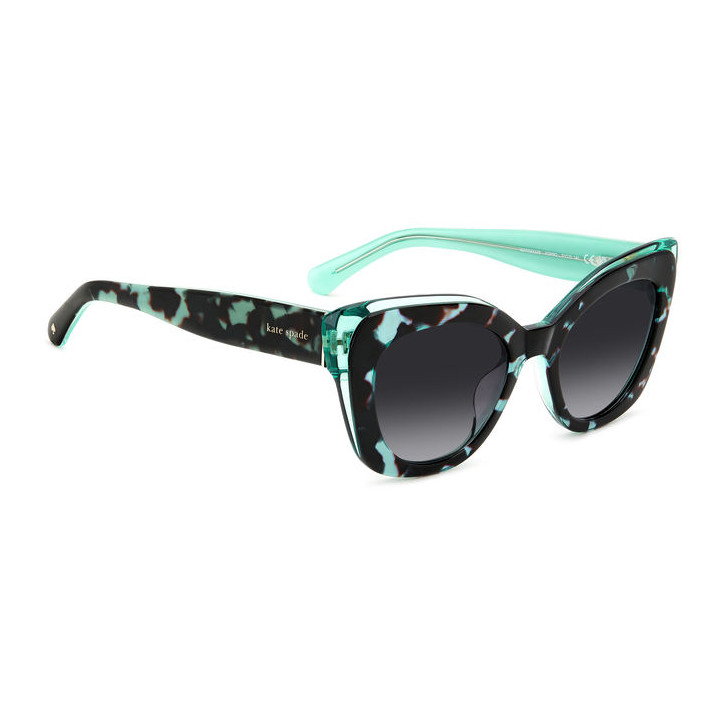 Lunettes de soleil Kate Spade MARIGOLD/S Green Havana / verres Dark Grey Shaded (XGW-9O)