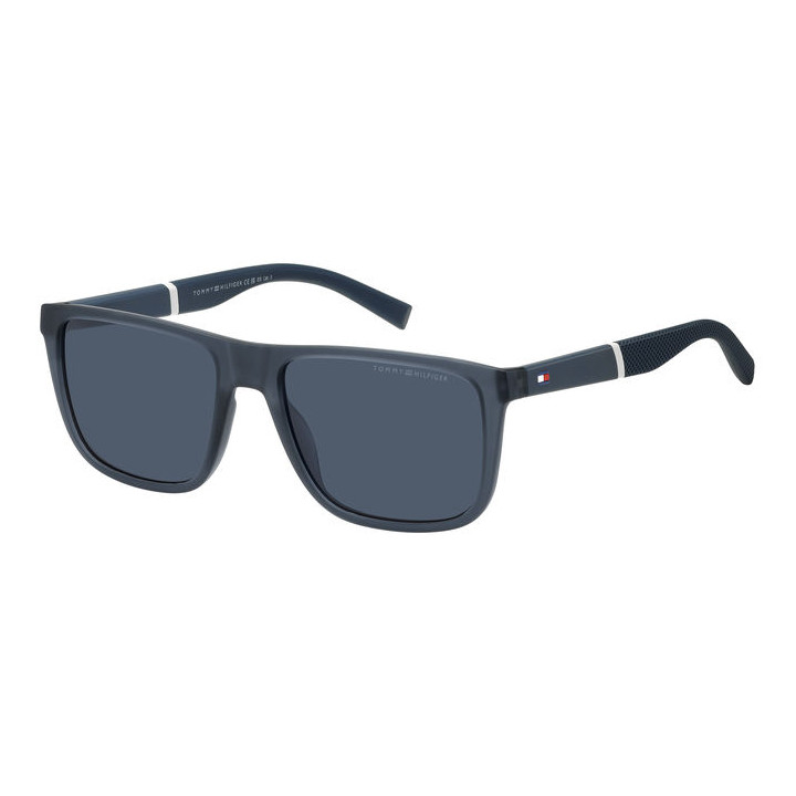 Lunettes de soleil Tommy Hilfiger TH 2043/S Matte Blue Blue / verres Blue (IPQ-KU)