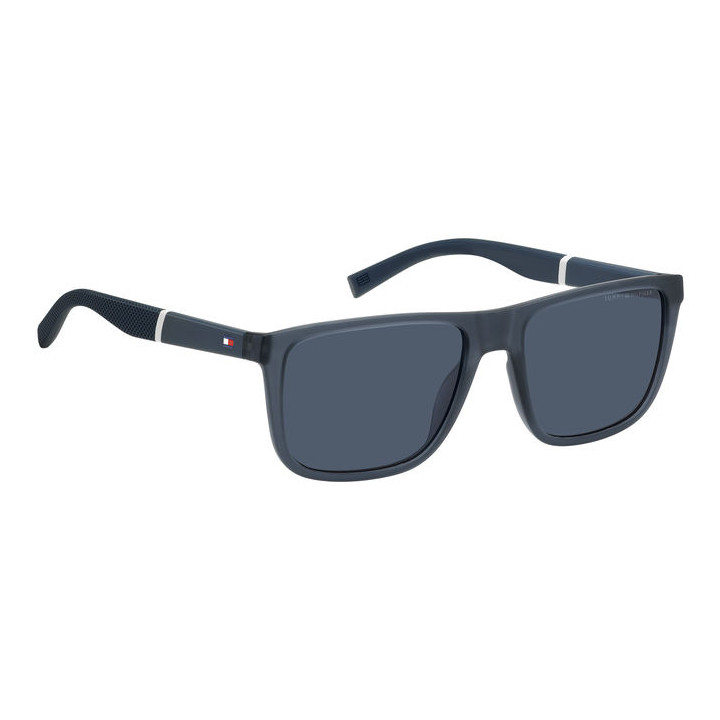 Lunettes de soleil Tommy Hilfiger TH 2043/S Matte Blue Blue / verres Blue (IPQ-KU)