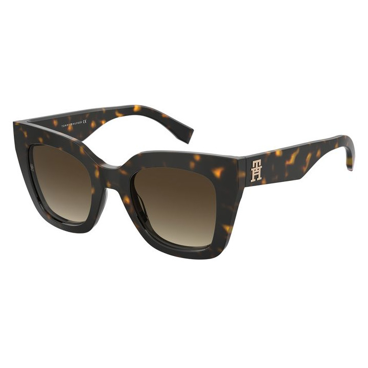 Lunettes de soleil Tommy Hilfiger TH 2051/S Havana / verres Brown Shaded (086-HA)