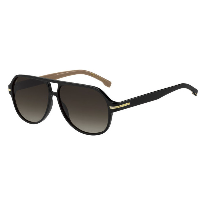 Lunettes de soleil BOSS 1507/S Black / verres Brown Shaded (807-HA)