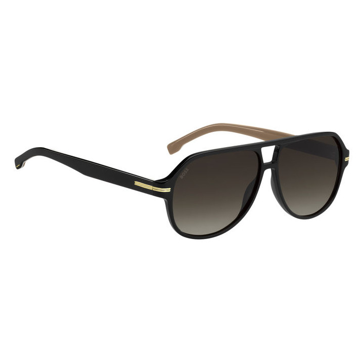Lunettes de soleil BOSS 1507/S Black / verres Brown Shaded (807-HA)