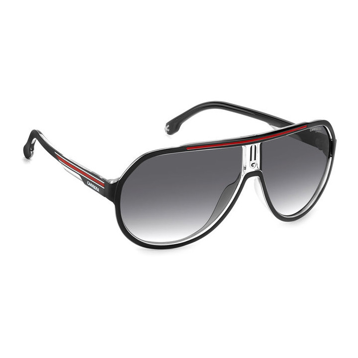 Lunettes de soleil Carrera 1057/S Black Red / verres Dark Grey Shaded (OIT-9O)