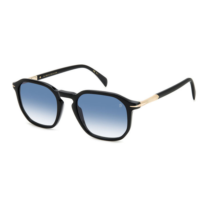 Lunettes de soleil David Beckham DB 1115/S Black / verres Dk Blue Shaded (807-08)