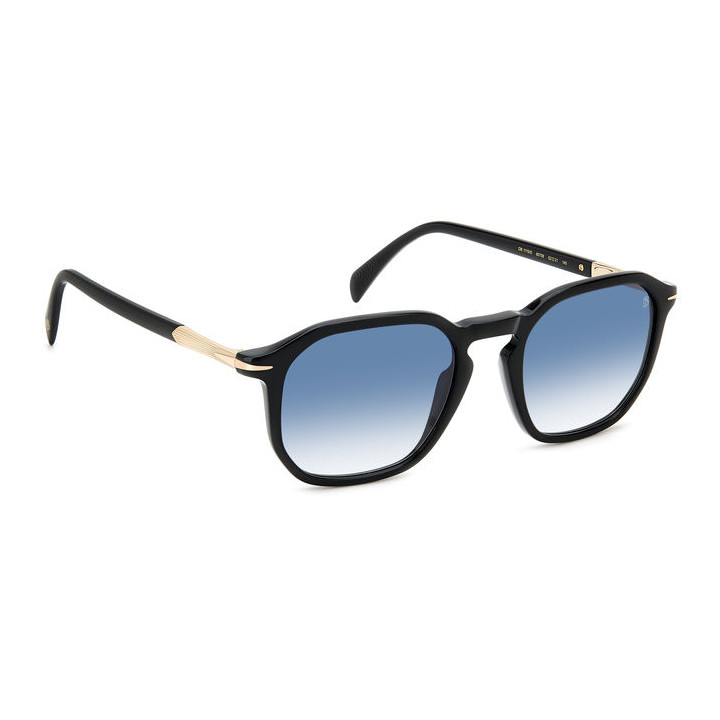 Lunettes de soleil David Beckham DB 1115/S Black / verres Dk Blue Shaded (807-08)