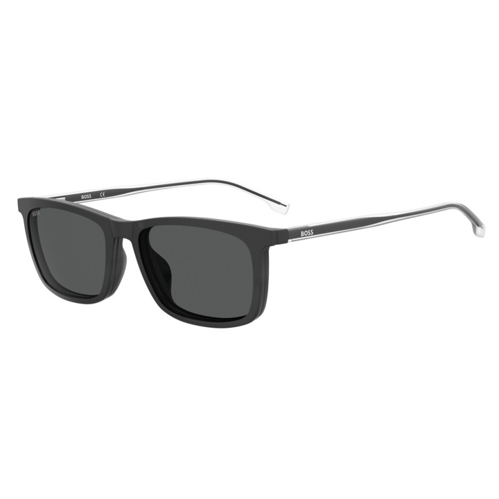 Lunettes de vue avec clip solaire BOSS 1150/CS Matte Black / verres Grey (003-IR)