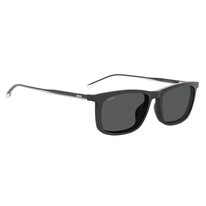 Lunettes de vue avec clip solaire BOSS 1150/CS Matte Black / verres Grey (003-IR)