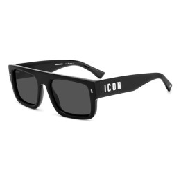 Lunettes de soleil Dsquared2 ICON 0008/S Black / verres Grey (807-IR)