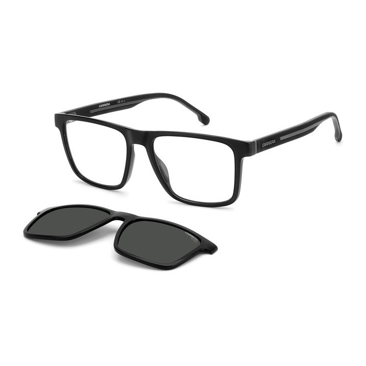 Lunettes de vue avec clip solaire Carrera CA8061/CS Black Grey / verres Grey Polarized (08A-M9)
