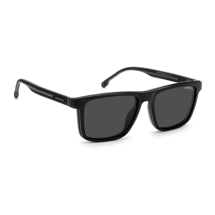 Lunettes de vue avec clip solaire Carrera CA8061/CS Black Grey / verres Grey Polarized (08A-M9)