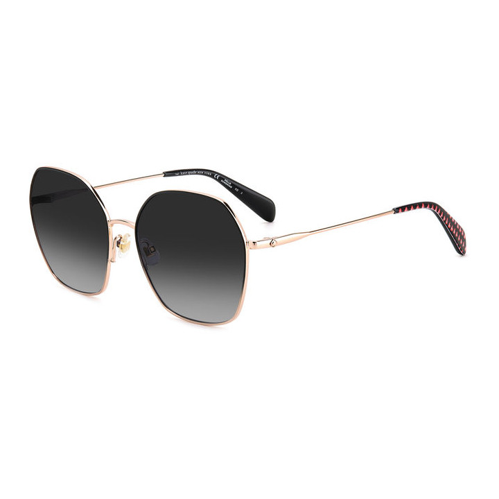 Lunettes de soleil Kate Spade KENNA/G/S Black Pink / verres Dark Grey Shaded (3H2-9O)