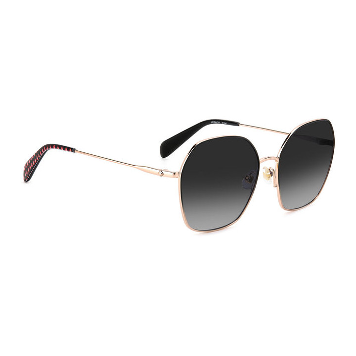 Lunettes de soleil Kate Spade KENNA/G/S Black Pink / verres Dark Grey Shaded (3H2-9O)