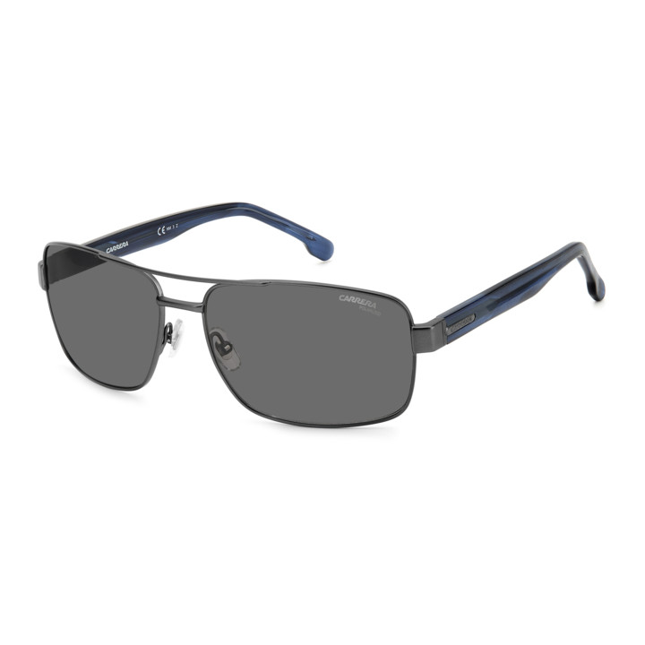 Lunettes de soleil Carrera 8063/S Matte Dark Ruthenium / verres Grey Polarized (R80-M9)