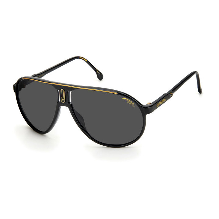 Lunettes de soleil Carrera CHAMPION65/N Black / verres Grey (807-IR)