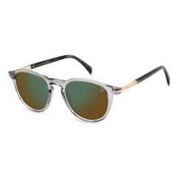 Lunettes de soleil David Beckham DB 1114/S Grey / verres Green Mirror (KB7-MT)