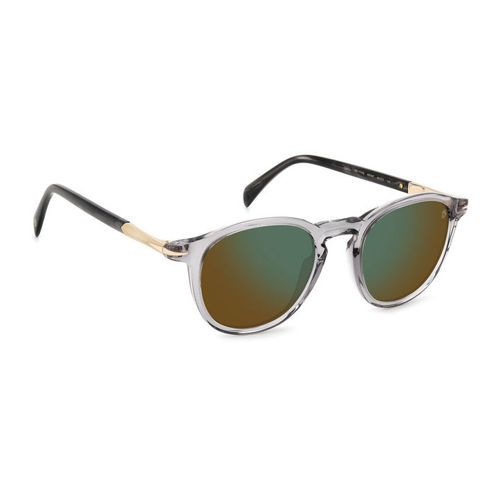 Lunettes de soleil David Beckham DB 1114/S Grey / verres Green Mirror (KB7-MT)