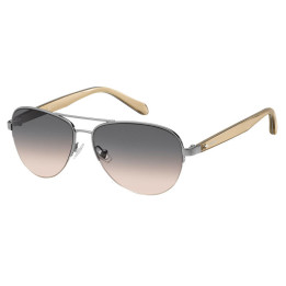 Lunettes de soleil Fossil FOS 3062/S Ruthenium Nude / verres Green Orange Doubleshade (0CM-TH)