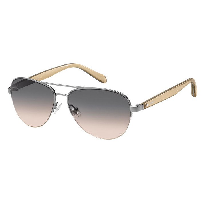 Lunettes de soleil Fossil FOS 3062/S Ruthenium Nude / verres Green Orange Doubleshade (0CM-TH)
