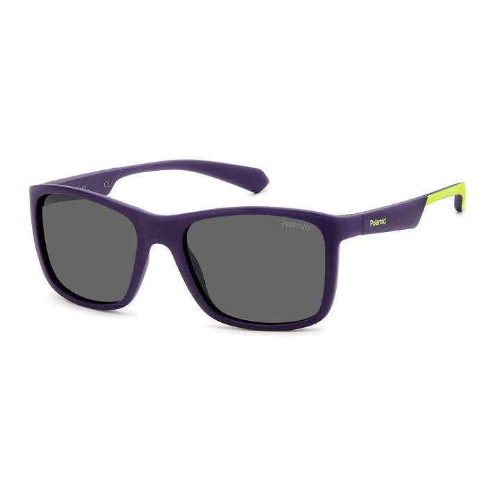 Lunettes de soleil Polaroid Kids PLD 8053/S Matte Blue Green / verres Grey Polarized (80Z-M9)