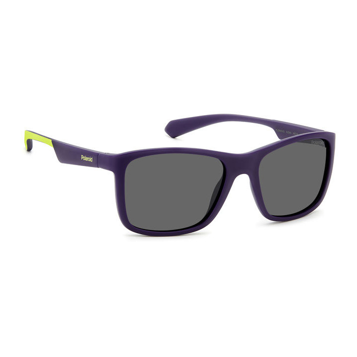 Lunettes de soleil Polaroid Kids PLD 8053/S Matte Blue Green / verres Grey Polarized (80Z-M9)