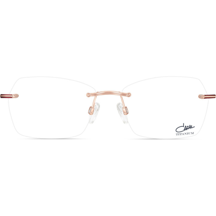 Cazal 4324 001 bordeaux-rosé or - vue de face