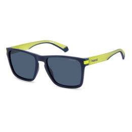 Lunettes de soleil Polaroid PLD 2139/S Matte Blue / verres Blue Polarized (FLL-C3)