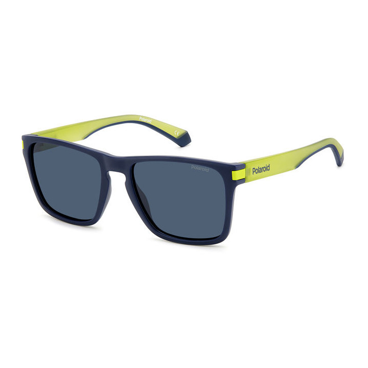 Lunettes de soleil Polaroid PLD 2139/S Matte Blue / verres Blue Polarized (FLL-C3)