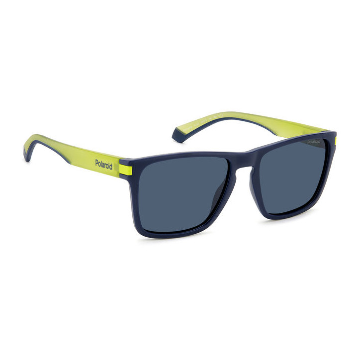 Lunettes de soleil Polaroid PLD 2139/S Matte Blue / verres Blue Polarized (FLL-C3)