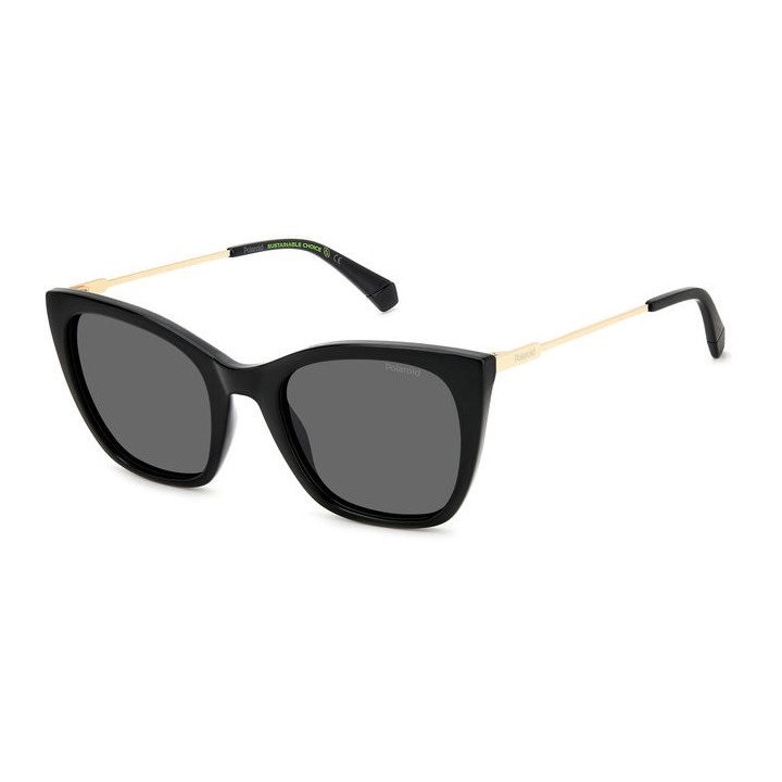 Lunettes de soleil Polaroid PLD 4144/S/X Black / verres Grey Polarized (807-M9)