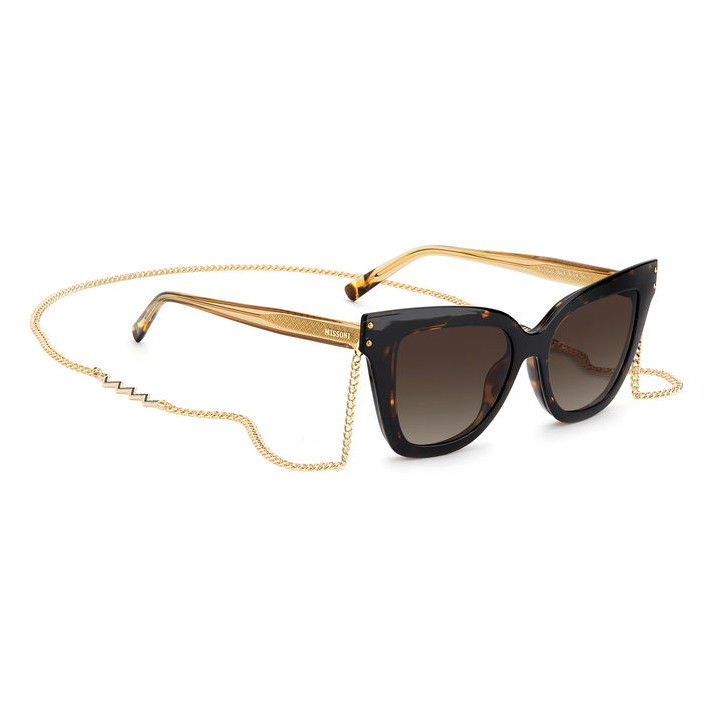 Lunettes de vue avec clip solaire Missoni MIS 0133/CS Havana / verres Brown Shaded Polarized (086-LA)