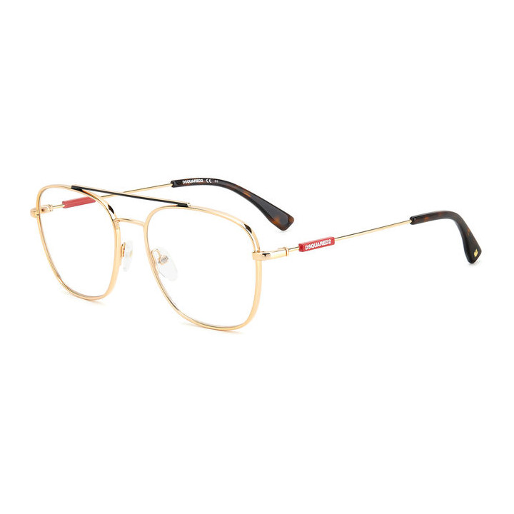 Lunettes de vue Dsquared2 D2 0047 Gold Black 2 (RHL)