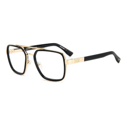 Lunettes de vue Dsquared2 D2 0064 Gold Black 2 (RHL)