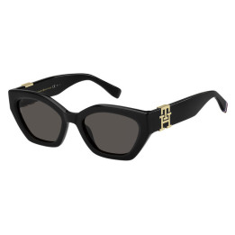 Lunettes de soleil Tommy Hilfiger TH 1979/S Black / verres Grey (807-IR)