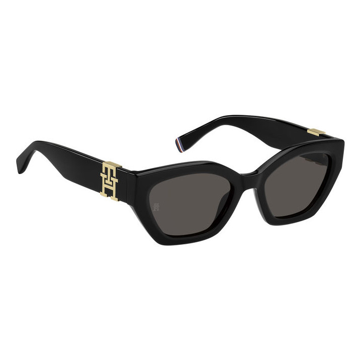 Lunettes de soleil Tommy Hilfiger TH 1979/S Black / verres Grey (807-IR)