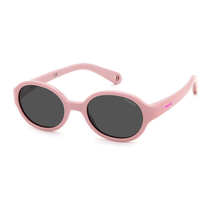 Lunettes de soleil Polaroid Kids PLD K004/S Pink / verres Grey Polarized (35J-M9)