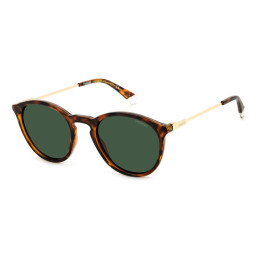 Lunettes de soleil Polaroid PLD 4129/S/X Havana / verres Green Polarized (086-UC)