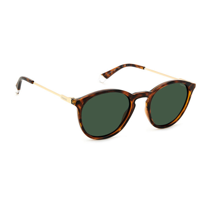 Lunettes de soleil Polaroid PLD 4129/S/X Havana / verres Green Polarized (086-UC)