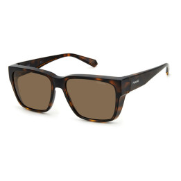 Lunettes de soleil Polaroid Ancillaries PLD 9018/S Havana / verres Bronze Polarized (086-SP)