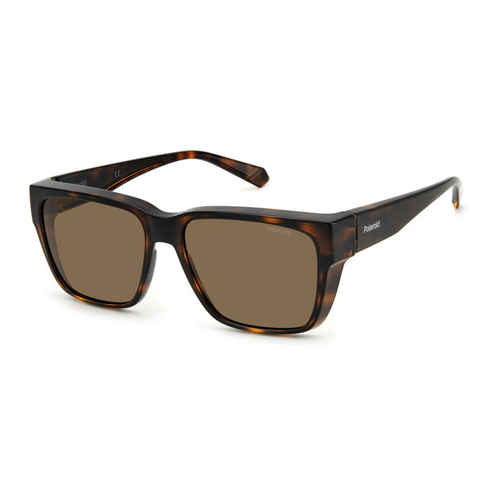Lunettes de soleil Polaroid Ancillaries PLD 9018/S Havana / verres Bronze Polarized (086-SP)