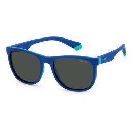 Lunettes de soleil Polaroid Kids PLD 8049/S Azure Green / verres Grey Polarized (465-M9)